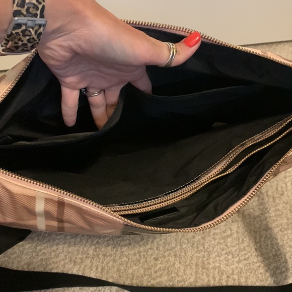 Kate Spade Daycation Serena Baby Bag-Pink Plaid - Picture 8 of 12